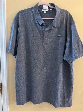 Lacoste Men's Classic Gray Polo Shirt, 3XL